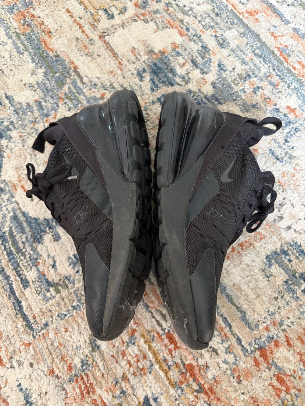Nike Air Max 270 Running Shoes - Black
